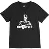 mac gyver schwarz V-Neck Tee
