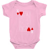 king of hearts playing card Baby Onesie