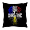 vivre en france des racines belges Throw Pillow
