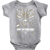 war never changes Baby Onesie