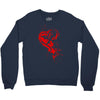 heartless splatter Crewneck Sweatshirt