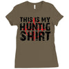 This Is My Hunting Shirt Ladies Fitted T-Shirt