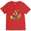 calvin hobbes V-Neck Tee