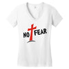 no fear Women's V-Neck T-Shirt