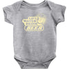 save water drink beer Baby Onesie