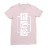 v2 eat sleep fish Ladies Fitted T-Shirt