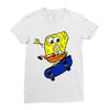 sponge board Ladies Fitted T-Shirt