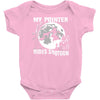 my pointer rides shotgun Baby Bodysuit