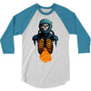 space skull 3/4 Sleeve Shirt