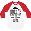 queens are born in june (2) 3/4 Sleeve Shirt