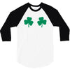 shamrock boobs 3/4 Sleeve Shirt