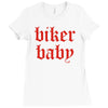 biker baby Ladies Fitted T-Shirt