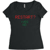 Restart? Women's Triblend Scoop T-shirt