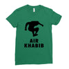 air khabib silhouette Ladies Fitted T-Shirt