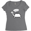 mine turtle Women's Triblend Scoop T-shirt
