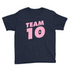 team 10 light pink Youth Tee