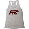 mama christmas bear Racerback Tank