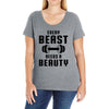 Every Beast Needs a Beauty Ladies Curvy T-Shirt