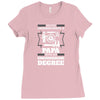 Never Underestimate A Papa With An Engineer Degree Ladies Fitted T-Shirt