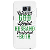 blessed god by spoiled by my husband protected by both Samsung Galaxy S7 Edge