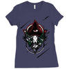 illuminati damage Ladies Fitted T-Shirt