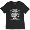 education is the most pwerful weapon you can use to change the world l V-Neck Tee