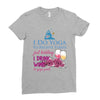 yoga and wine Ladies Fitted T-Shirt