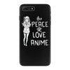 peace love anime iPhone 7 Plus Case