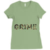 uk grime Ladies Fitted T-Shirt