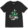 cat tree V-Neck Tee
