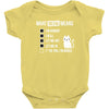 meow meaning Baby Onesie