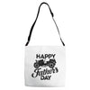 happy father's day 2 Adjustable Strap Totes