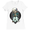 Skull Ride Ladies Fitted T-Shirt