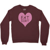 pink heart eat dirt ! t shirt   heart eat dirt graphic Crewneck Sweatshirt