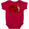 funny techno viking 3, ideal birthday present or gift Baby Bodysuit