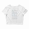 i love cats girls Crop Top