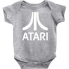 atari  adult humor  funny 80's classic retro vintage gamer Baby Onesie