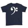 bass cleff funny Youth Tee