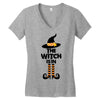 The Witch Is In Women's V-Neck T-Shirt