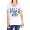 beach mode on Ladies Curvy T-Shirt