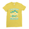 Camping Is Like Sex Ladies Fitted T-Shirt