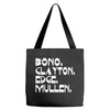 bono clayton edge mullen Tote Bags