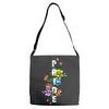 Pride Floral LGBT Colors Adjustable Strap Totes