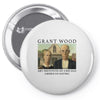 Grant Wood American Gothic Pin-back button