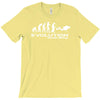 evolution of scuba divingfunny swim retro sea cool boat party T-Shirt