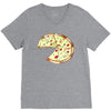 Pizza Slice Big V-Neck Tee