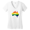 Australia Lgbt Women's V-Neck T-Shirt