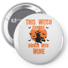 wine witch! Pin-back button