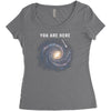 You are Here Women's Triblend Scoop T-shirt