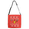 pokemon christmas ugly Adjustable Strap Totes